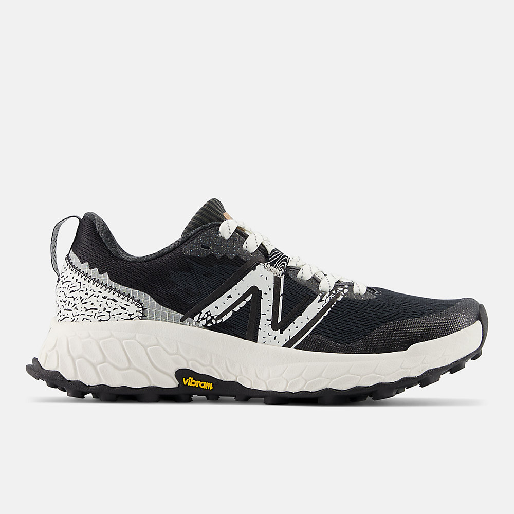 New Balance Fresh Foam X Hierro v7 Shoes Blacktop with Sea Salt